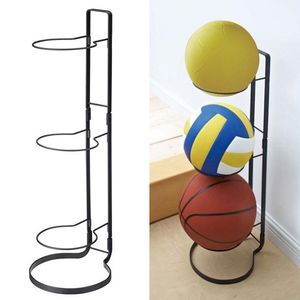 Balls Football Basketball Volleyball Display Storage Rack Holder Space Saver Basketball Accessories Rack Football Stand Garage 230303