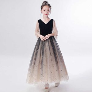 Girl's Dresses Evening Dresses For Teenage Girls Full Length Christmas Dress Girl Tulle Princess 3y-14y Christening Dress For Baby Girl Vintage