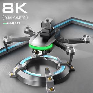 Интеллектуальная беспилотника S5S Mini Drone 4K Profesional 8K HD -камеры Уклонение от препятствий.