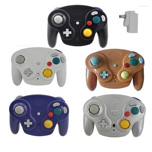 ゲームコントローラー2.4GHz GameCube NGCコントローラーJoypad Joystick Macコンピューター用のBluetoothワイヤレスゲームパッド