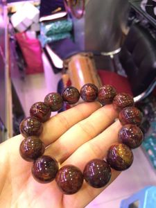 Strand Genuine Natural Red Pietersite Gems Stone Round Beads Stretch Women Man Bracelet 16mm