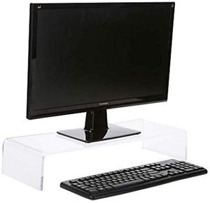 Durable Acrylic Riser Desktop Monitor Computer Laptop iMac Dell Lenovo Printer Stand Clear3631030