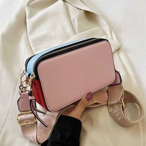 Yeni Tasarımcı Çanta Omuz Çantaları Kadın Doku Tasarımcıları Crossbody Bags Lüks Kamera Geniş Kayış Moda Tek Messenger Çantası Çanta 220923