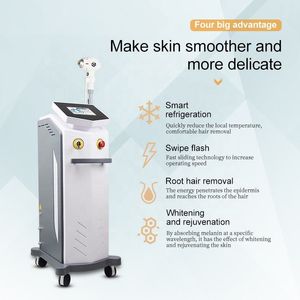 2023 Diode laser face body hair removal machine skin rejuvenation fast hair removal for all skin colors