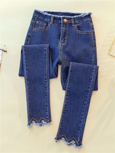 Jeans femminile strappato a matita jeans abiti da donna abbiglia