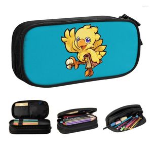 Customized Chocobo Final Fantasy Cute Pencil Cases Boy Girl Large Capacity Box Students Stationery