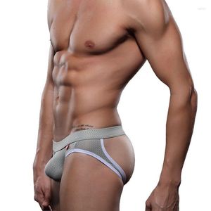 Unterhosen Herren Unterwäsche Slips Atmungsaktiv Mann Hochwertige Gay Brief Low Waist Underpanties Tanga Jockstrap Rückenfrei