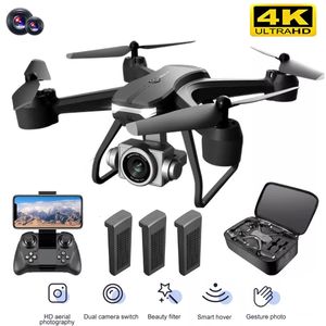 Intelligent UAV V14 Drone 4K Professional HD Wide Vinle Camera 1080p WiFi FPV Dual höjd Keep Quadcopter Helicopter Toy 230303