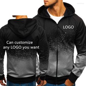 Men's Jackets 2023 Fashion Jacket Men Custom Logo Car Anime Funny Print Mens Streetwear Fleece Zipper Hoodies Hip Hop Harajuku Tracksuit