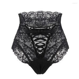 Womens Panties Sexy Women High Waist Lace Thongs And Underwear Ladies Hollow Out Underpants Intimates Lingerie