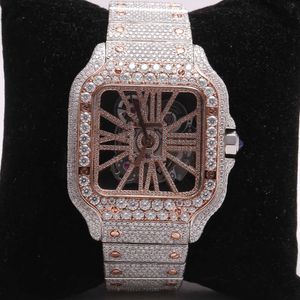 2023P9NT premium high quality vvs top brand hot custom dign hip hop men woman luxury hand set lced out diamond moissanite watchW0HC