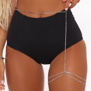 Fußkettchen 2023 Sexy Elastischer Gürtel Beinkette Für Frauen Strand Boho Stern Pailletten Herz Quaste Lange Oberschenkel Prom Party Körperschmuck