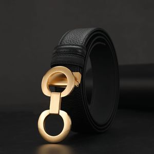 Classic Mens Designer Belt Cintura Uomo Reversible Adjustable Smooth Buckle Leather Belts for Women Designer Luxury Ceinture Fashion Orna 328