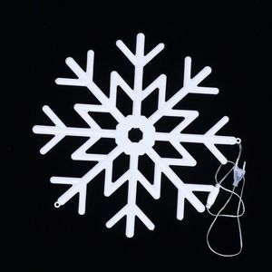 Noel Süslemeleri 1 PC LED Snowflake Işık Ağacı Süsleri Açık lamba su geçirmez dekorasyon AB ile