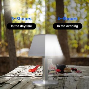 Table Lamps Solar Touch Night Lights Energy Saving Waterproof Decoration Lamp Eye Protection Interior For Home Bedside