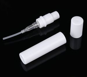 Puste mini plastikowe butelki pompy sprayowej 2 ml 3 ml 4 ml 5 ml biała próbka butelka z perfumami