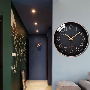 Wall Clocks 12 Inch Kitchen Wall Clock Large Dinning Restaurant Cafe Decorative Wall Clock Clear Face Silent Non-Ticking Nice for Gift 230303