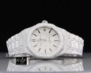VVS Moissanite Diamond Custom Iced Out Watch Luxury Bust Down Diamond Watch per uomo Hip Hop Watch Jew