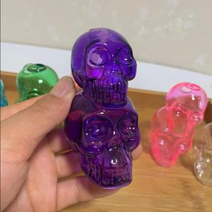 Thick Glass Hookahs Water Bongs Skull Glass Bubbler Dab Rigs Oil Bong Oil Burner Rig Smoking Accessory