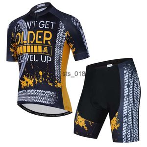 Jersey de ciclismo Defina a camisa de ciclismo Weimostar respirável Conjunto Men 2022 Pro Team Cycling Clothing Suit Sport Sport Bicycle Roupos MTB Bike Jersey Kit T230303