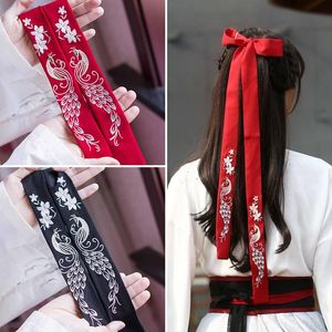 Party Masks Ancient Style Hanfu Higan Bana Brodery Hair Band Super Fairy Manzhu Shahua Rope Retro Chinese Costume Sccessories