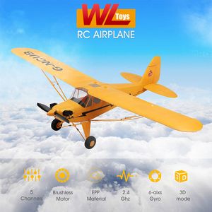 Aeronaves ElectricRC Original Wltoys XK A160 RC Airplano 5CH 65cm Motor sem escova de escova 3d6g RC Plano de controle remoto de espuma de espuma de espuma de aerona