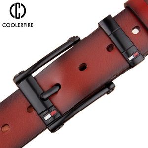 Belts Men Belt Brand Famous Leather Belts for men Luxury Top Quality Pin Buckle Leisure Casual Jeans Strap HQ215 Z0228