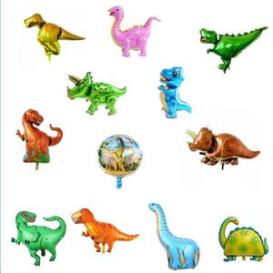 Dinosaurier Party Dekoration Tyrannosaurus Rex Triceratops Aluminium Ballon Geburtstag Party Dekoration Ballon Kinder Geschenk