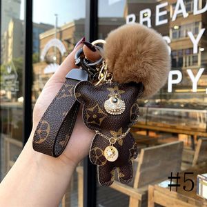 LL2021 Moda markası köpek Keychain Klasik şık anahtarlık kadın erkekler lüks araba kolye unisex tasarımcısı anahtar zinciri biblo takı 291q