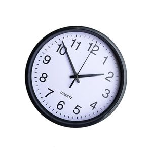 Wall Clocks 8 Inch Round Quartz Wall Clock Glow In Dark Bedroom Kitchen Sweep Battery Powered Needle Brief Number Home Decoration 230303