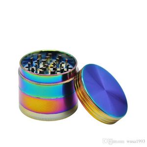 Smoking Pipes Diameter 50nn colorful zinc alloy smoke grinder, cigarette lighter, tobacco cutter