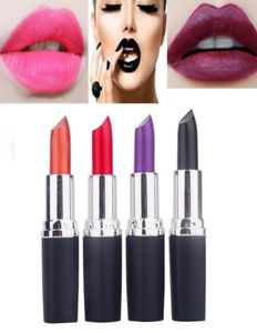 Nowy 5 kolorowy wodoodporny długotrwały błyszczyk Wampir Makeup Purple Gold Black Red Matte Lip Stick 5508209