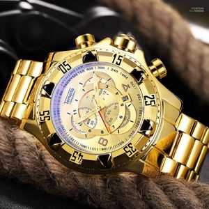 Wristwatches Mens Watches Gold Top Men's Sports Watch Men Casual Waterproof Quartz Wristwatch Relogio Masculino Waches Iris22