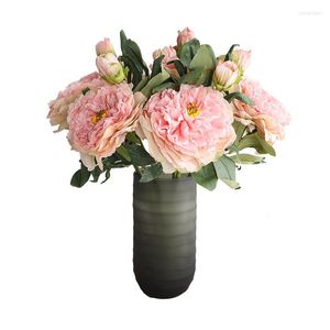 Flores decorativas plantas simuladas glotiphyllum árvores peony árvores artificiais BONSAI Variedade aleatória sem vaso de flores