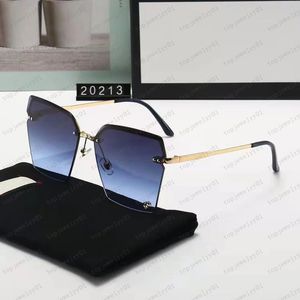 2022 luxury Sunglasses Designer letter womens Mens Goggle senior Eyewear For Women eyeglasses frame Vintage Metal Sun Glasses With box