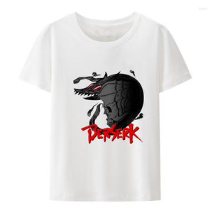 Men's T Shirts Black Swordsman Berserk Men Guts Manga Gatsu Sacrifice Zodd Anime Creative Breathable Tops Street Fashion Short-sleev Hipster