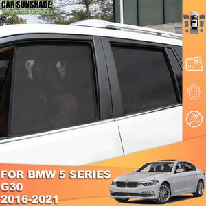 New For BMW 5 Series G30 G 30 2017-2023 Car Sunshade Shield Front Windshield Frame Curtain Rear Side Baby Window Sun Shade Visor