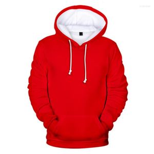 Herrtröjor 2023 Fashion Hip Hop Pullover 3d Monochrome Hooded Sweatshirt pojkar flickor street barn ren röd hoodie xxs-4xl