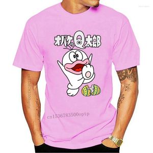 Męskie koszule 2023 Mały duch Q Taro White Para Funny T-shirt