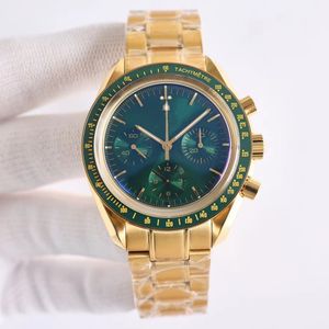 Часы Moon, мужские многофункциональные механические наручные часы Super Manual Chronograph 4-го поколения