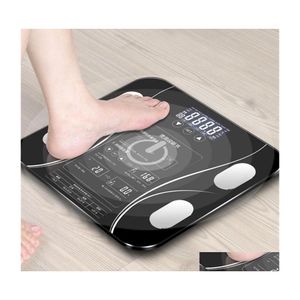 car dvr Household Scales Bathroom Body Fat Scale Bmi Smart Electronic Bath Led Digital Weighing Nce T200117 Drop Delivery Home Garden Sundrie Dhesy