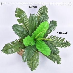 Decorative Flowers & Wreaths Wholesale Artificial Ferns Simulation Pants Wall Leaves Plastic Palm Handles Household Goods El Wedding Garden