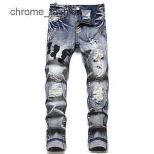 Amirs Mens Designer Jeans Hiking Pant Ripped Hip Hop High Street Brand Pantalones Vaqueros Para Hombre Motorcycle Embroidery Close Fitting 3 98TS