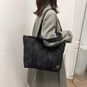 イブニングバッグファッション大型キャンバスショッパーショルダーショルダーバッグ女性ソフトコットンキャパシティショッピングメストレートシングルハンドバッグ