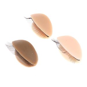 Falsche Wimpern Training Mannequin Kopf Wimpern Verlängerung Praxis Modell Ersatz Silikon Abnehmbare Augenlider Make-Up ToolsFalse