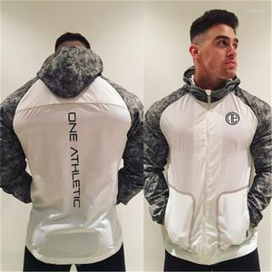 Erkek Hoodies Marka Bahar 2023 Moda Patchwork Fitness Giysileri İnce Ceket hızlı kuru gevşek uzun kollu streç ceket