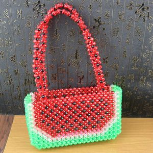 How many combinations of new beads bag PS plastic angle portable double belt acrylic handbag 230304