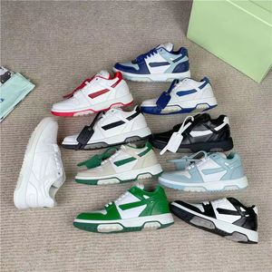 2023 Designer Off White Office Shoes Women Basketball Sports Shoes Panda Color Block Arrow Lace up Stitching High Quality Sports Shoes with Shoe Box Size 35-45