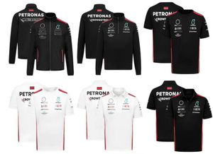 F1 Formel 1 Rennjacke Neues Polo-Shirt kurzärmeliges T-Shirt mit dem gleichen Stil angepasst