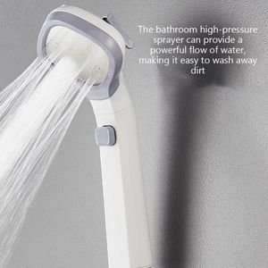 Cabeças de chuveiro do banheiro 4 modos Filtro de chuveiro de banho chuveiro ajustável Cabeça